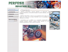 Tablet Screenshot of perfesa.com